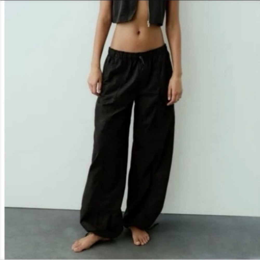 ZARA parachute pants NWT